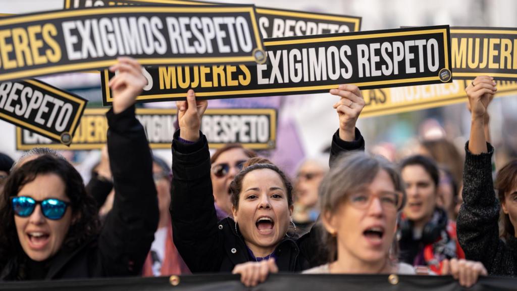 Marcha convocada por el Foro 25N en el Día Internacional contra la Violencia hacia las Mujeres.