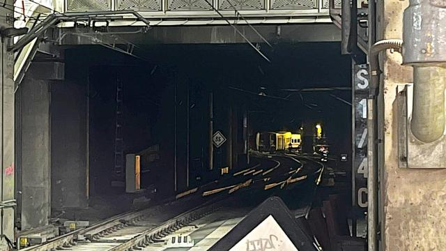 Túnel de la red de Cercanías de Madrid.