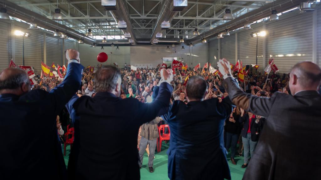 Acto de cierre de campaña de Page el pasado mes de mayo en Cuenca