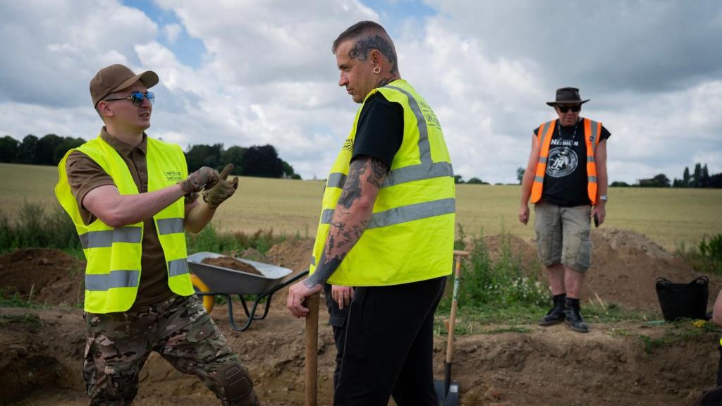 Vasyl y Oleksii, los voluntarios ucranianos