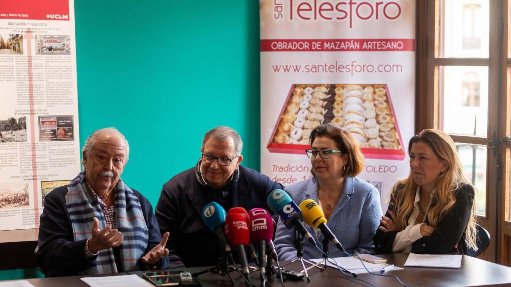 Otro momento de la rueda de prensa
