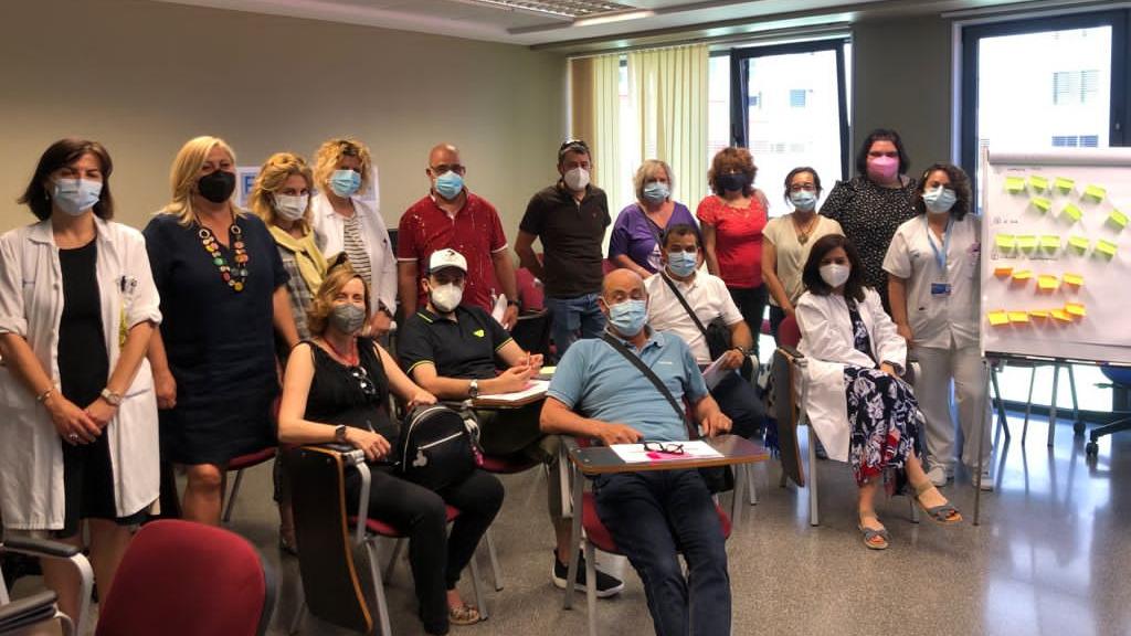 Uno de los talleres del proyecto 'El mapa del viaje del paciente'
