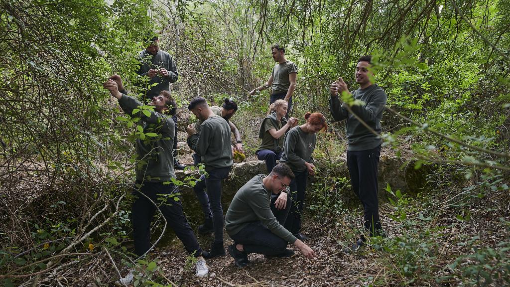 El equipo de OBA- en el bosque.