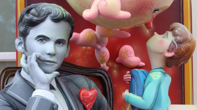 El ninot de García Lorca.