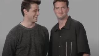 El desconocido vídeo de Matthew Perry y Matt LeBlanc que os hará reír y llorar al mismo tiempo