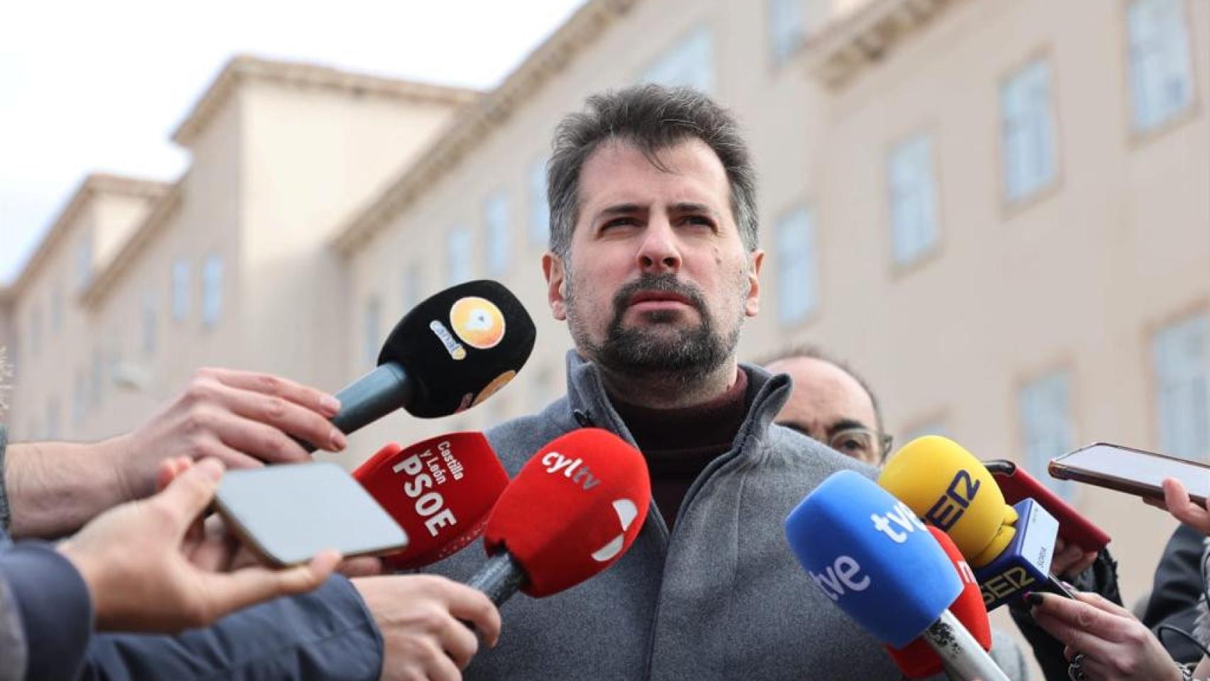 El secretario general del PSOE de Castilla y León, Luis Tudanca