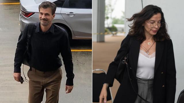 Daniel Sancho ha estado arropado por sus padres, Rodolfo Sancho y Silvia Bronchalo.