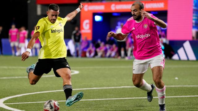 Instante de un partido de la Kingdom Cup, último torneo de la Kings League.