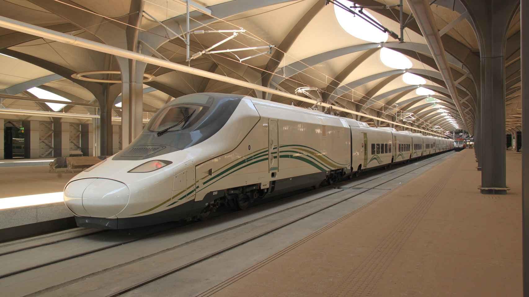 Convoy operado por Renfe en su proyecto para Arabia Saudí.