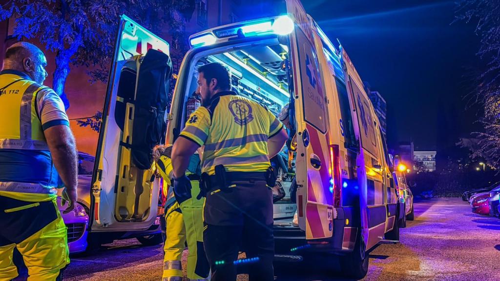 Los sanitarios en Vallecas.