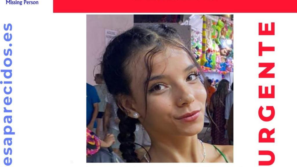 Imagen del cartel distribuido por SOS Desaparecidos.