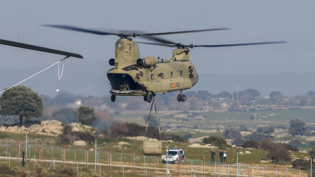 Helicóptero Chinook de las FAMET