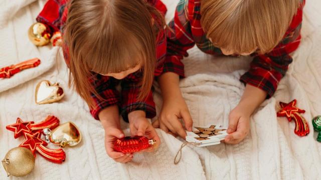 Imagen de archivo de una ludoteca navideña.