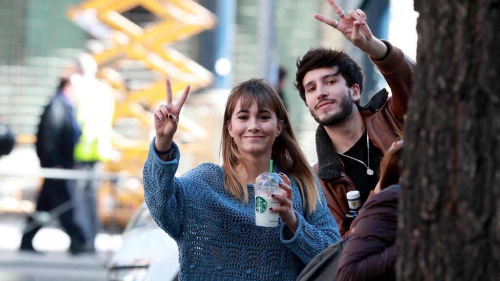 Aitana y Sebastián, en una imagen de 2019.