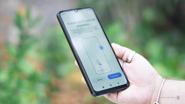 Gesto de botón de encendido