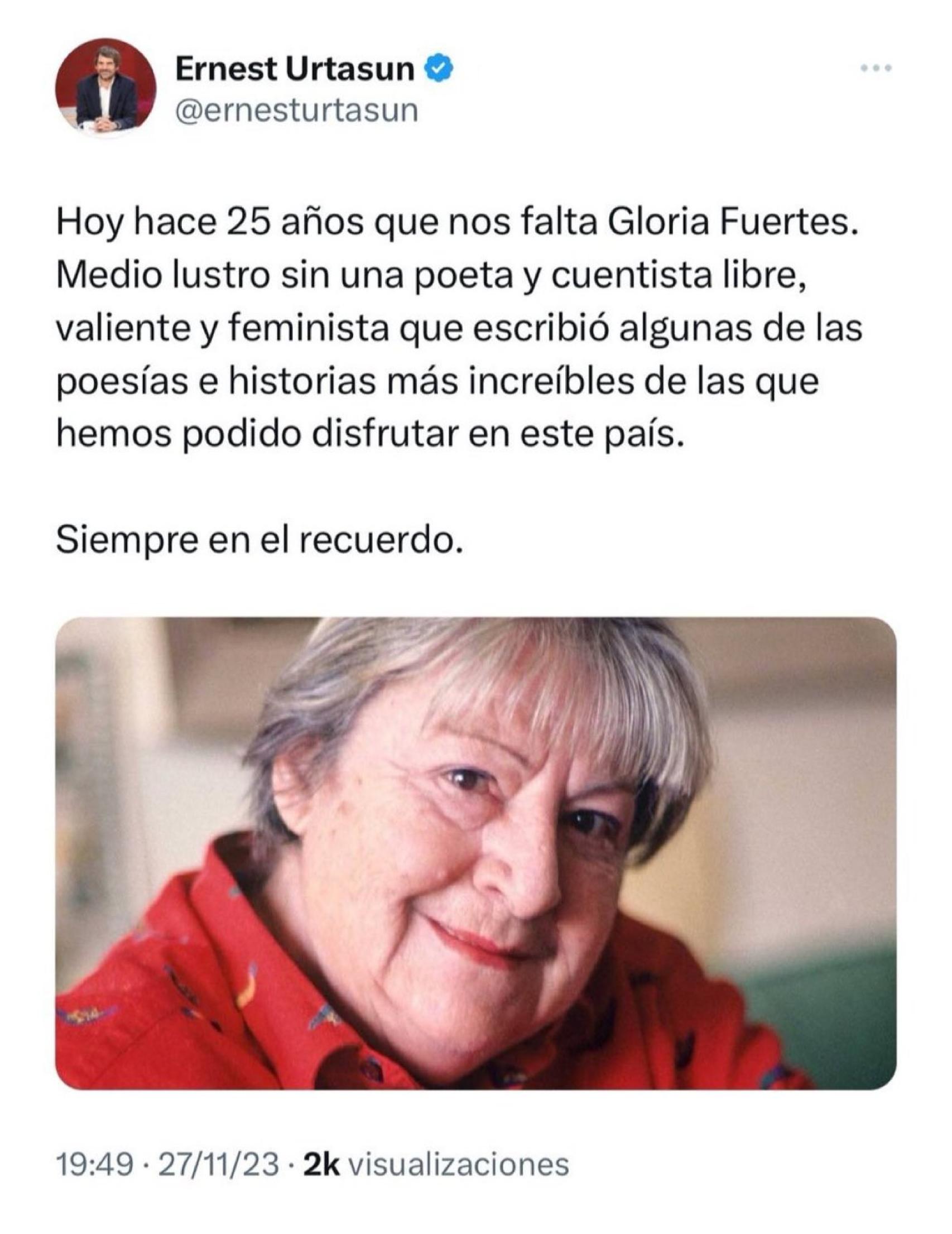 El tuit eliminado por el ministro.