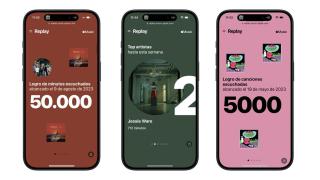 iPhones con Apple Music Replay 2023.