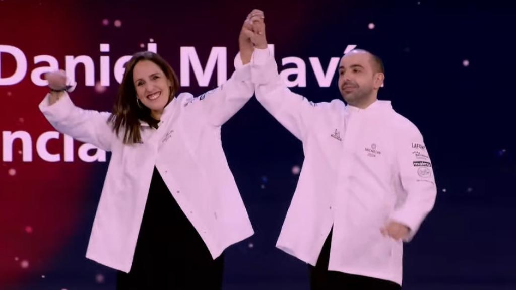 Roseta Félix y Daniel Malavía, del restaurante Fraula, en Valencia. EE