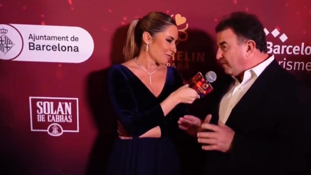 Martín Berasategui en la alfombra roja.