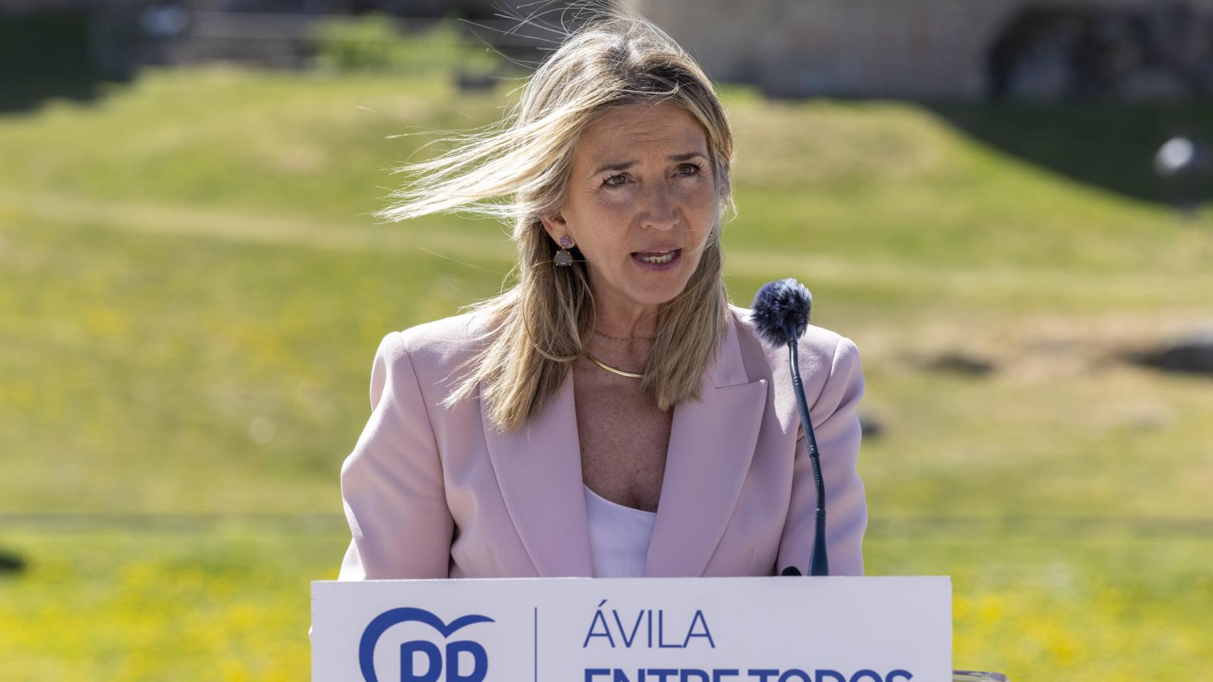 Alicia García, durante la pasada campaña electoral