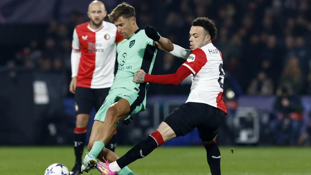 Marcos Llorente, ante el Feyenoord