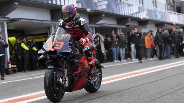 Marc Márquez, en su estreno con Ducati del equipo Gresini Racing