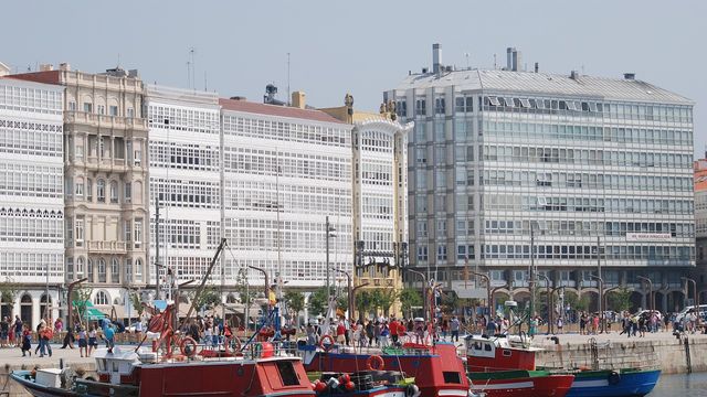 Fachada marítima de A Coruña.