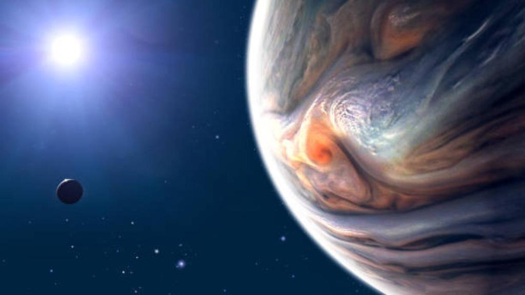 Recreación del planeta Júpiter