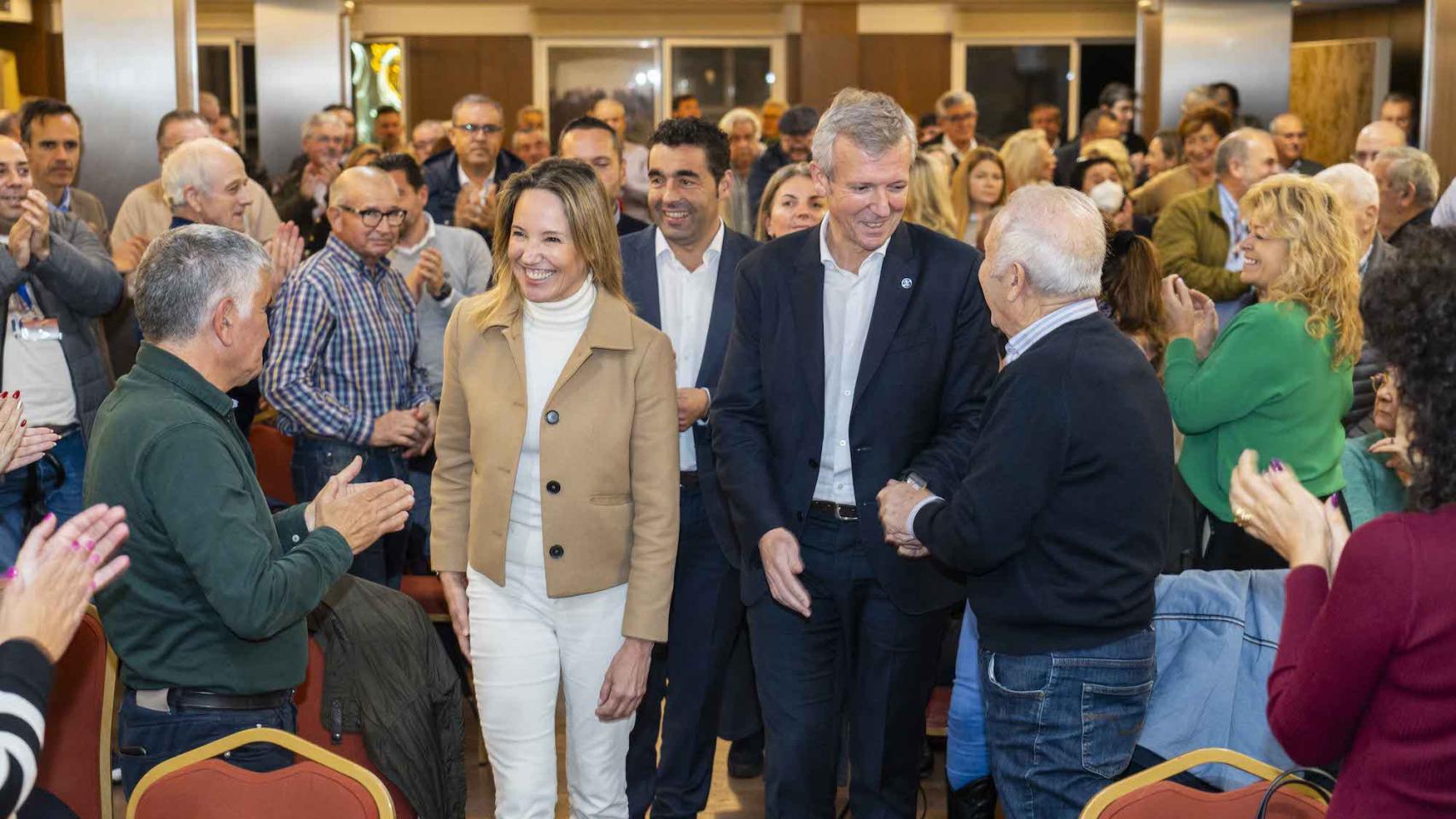 Rueda, Fernández-Tapias y Luis López, hoy en Vigo.