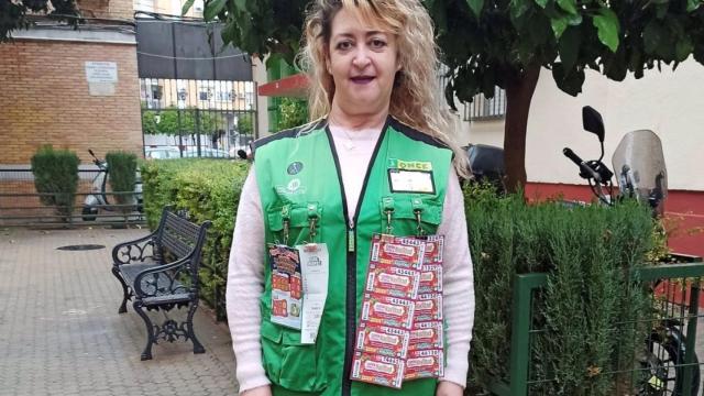 La vendedora de la ONCE que ha dado el premio