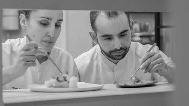 Roseta Félix y Daniel Malavía, del restaurante Fraula, en Valencia. EE