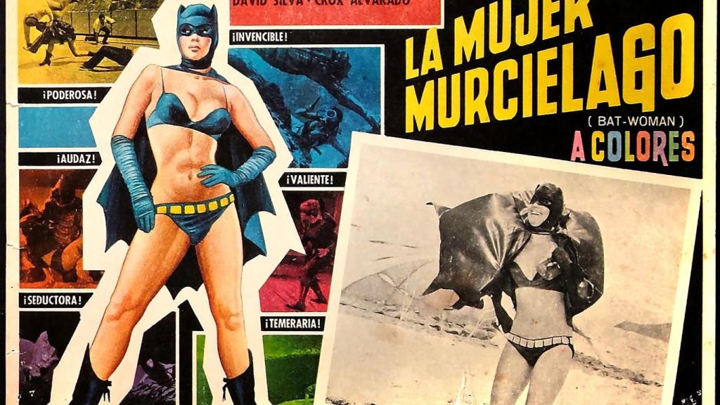 Cartel de la mujer murciélago.