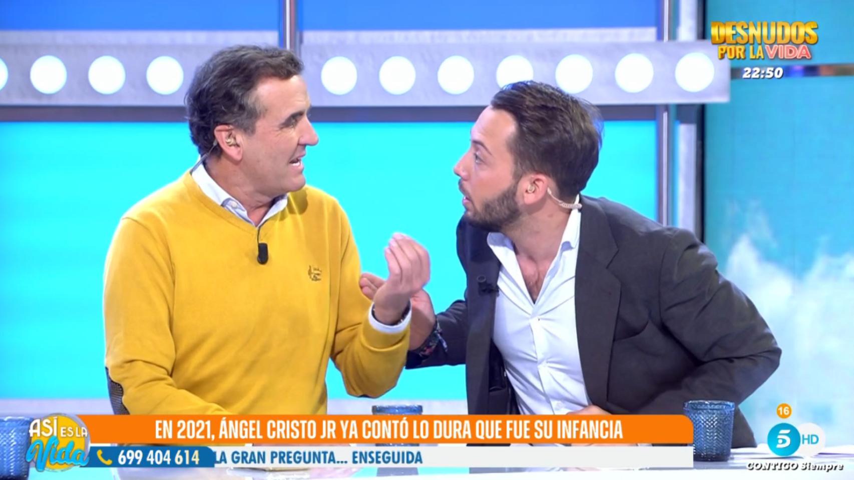 Avilés y Antonio Montero en 'Así es la vida'.