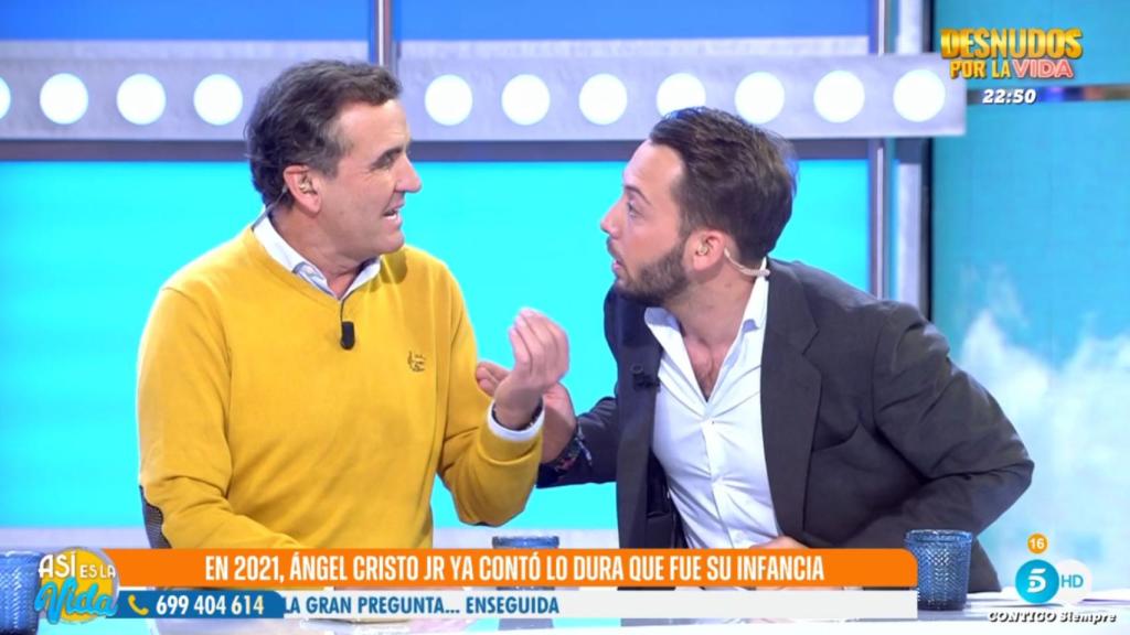 Avilés y Antonio Montero en 'Así es la vida'.