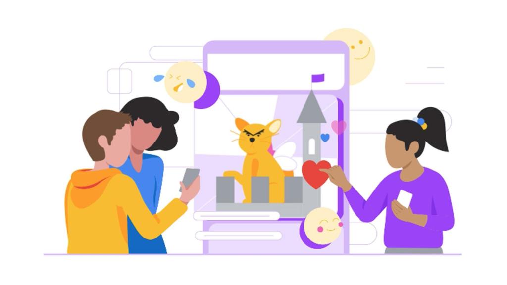 Ilustración de Google sobre los memes.