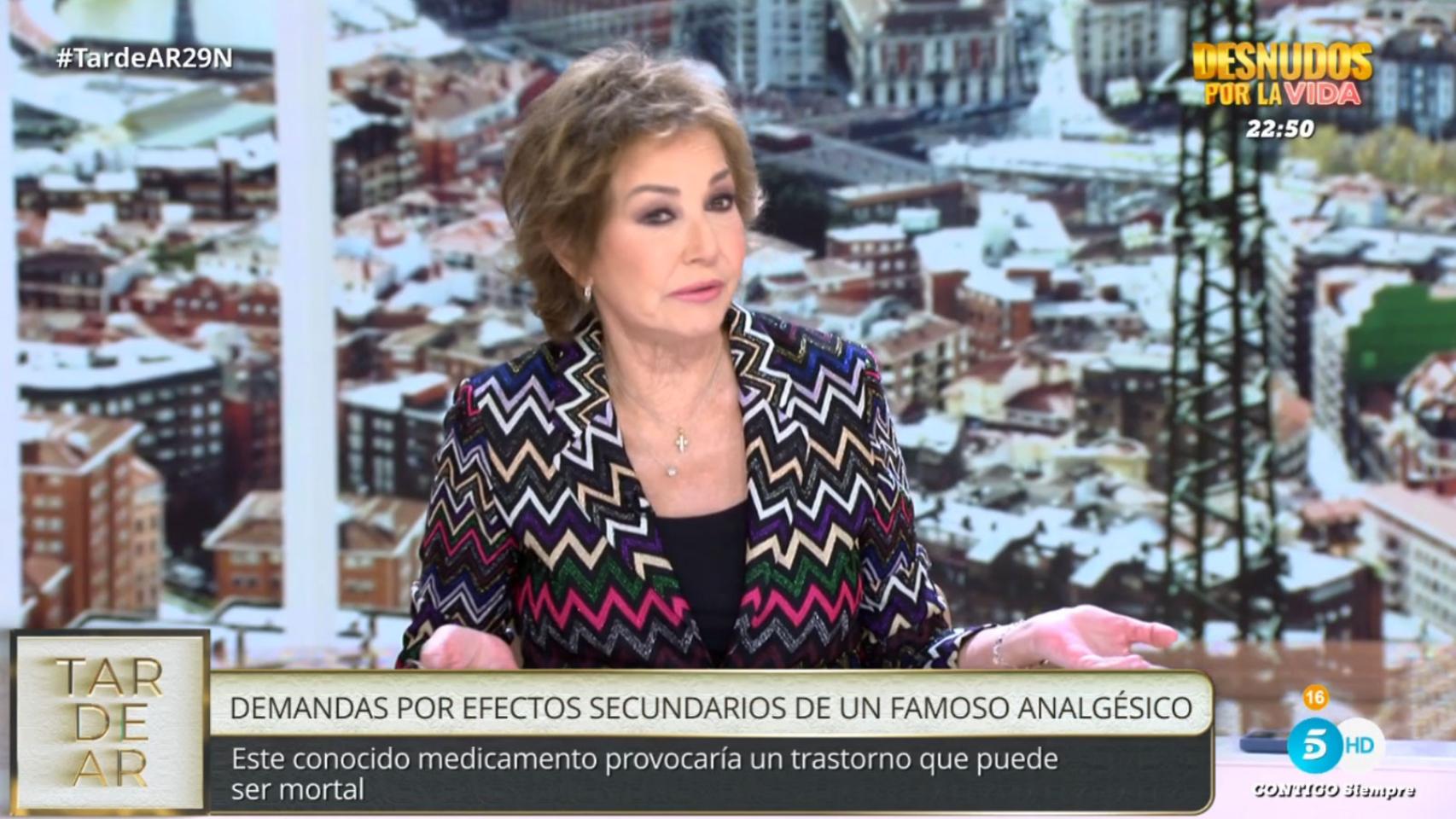 Ana Rosa Quintana en 'TardeAR'.