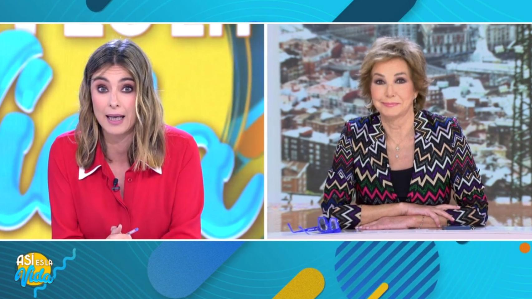 Sandra Barneda y Ana Rosa Quintana.