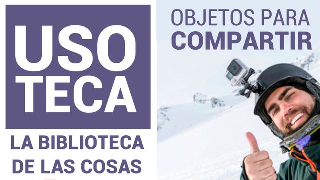 Cartel de Usoteca de la UA.