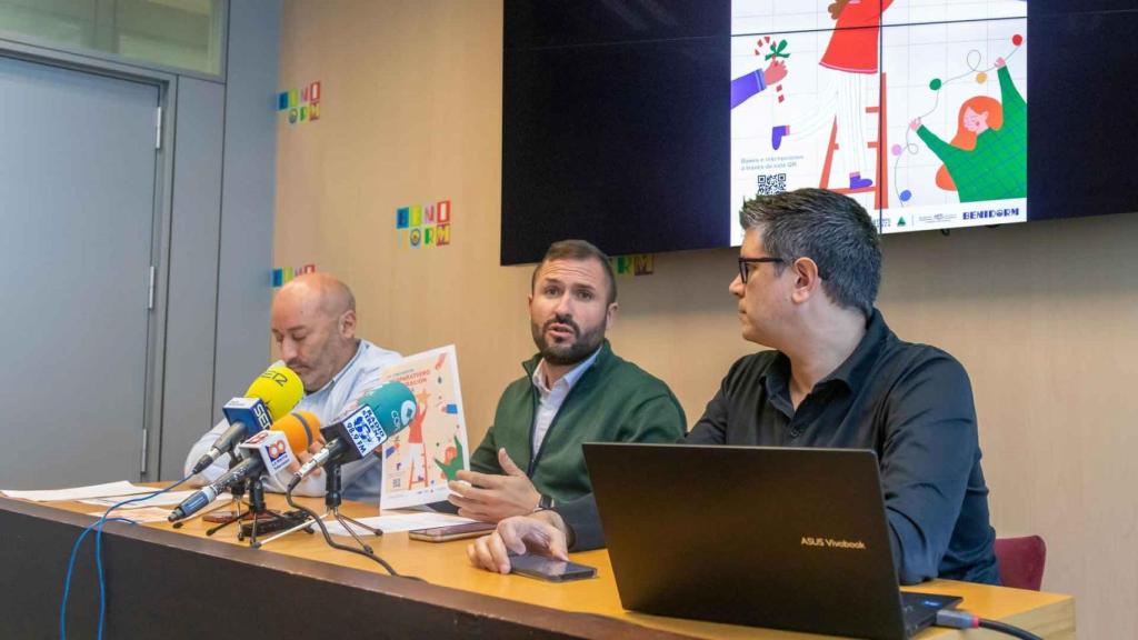 La presentación del XXX Concurso de Escaparatismo Navideño de Benidorm.