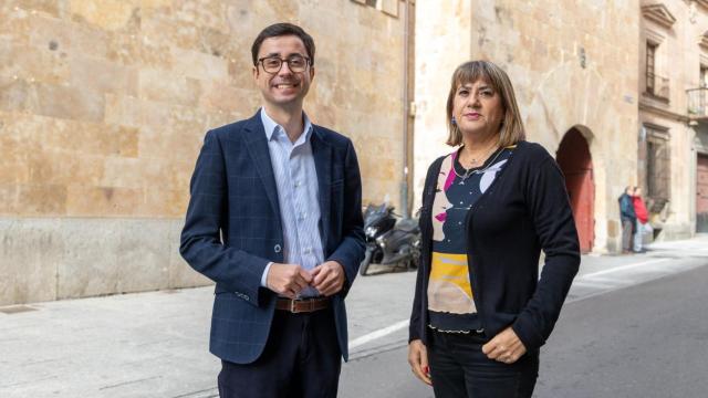 José Luis Mateos y María García, concejales del Grupo Municipal Socialista
