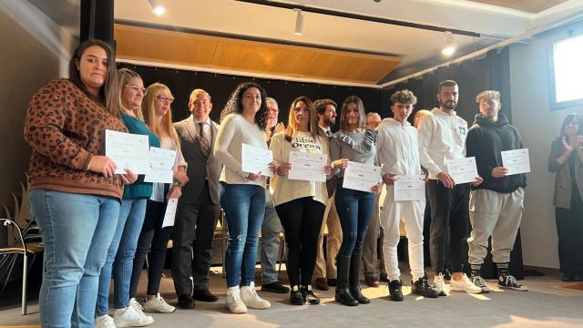 Imagen de la clausura de las Acciones Formativas y de Empleo de Salamanca en Carbajosa de la Sagrada, este miércoles.