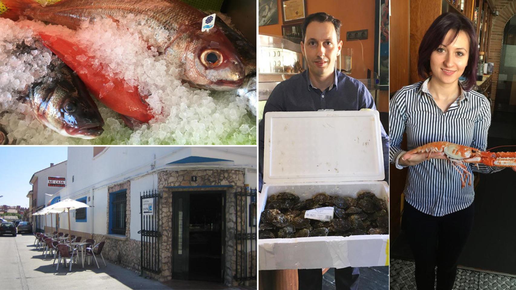 El besugo, el Restaurante Mi Casa y Paco y Alina