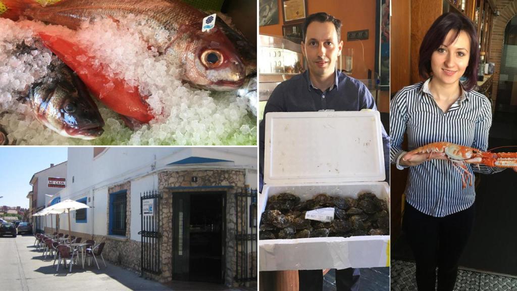 El besugo, el Restaurante Mi Casa y Paco y Alina