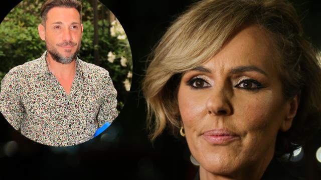 Antonio David Flores junto a Rocío Carrasco en un montaje de EL ESPAÑOL.