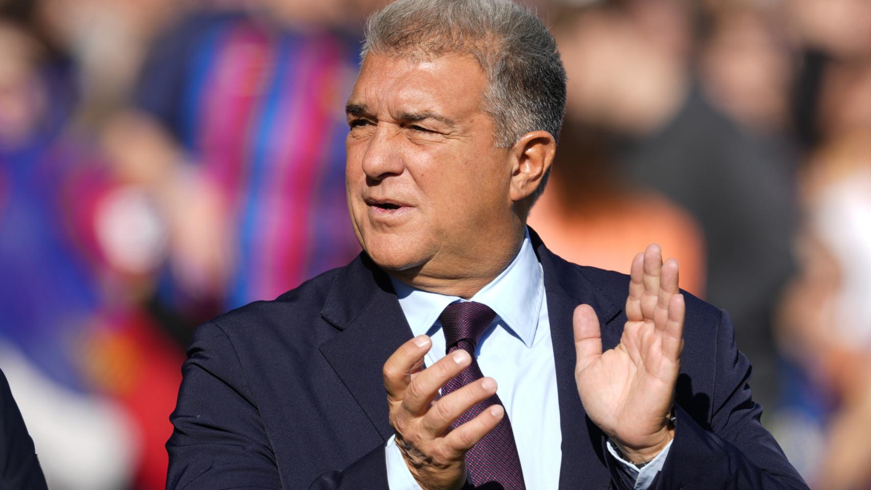 Joan Laporta, presidente del FC Barcelona
