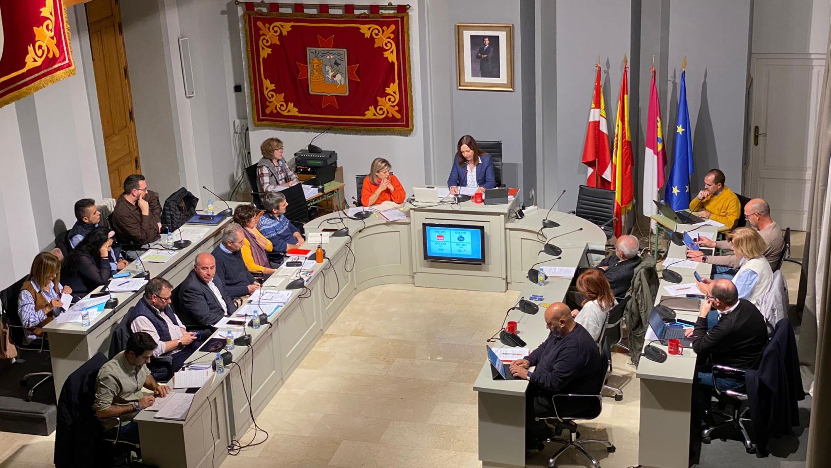 Pleno del Ayuntamiento de Alcázar de San Juan (Ciudad Real). Foto: Ayuntamiento.