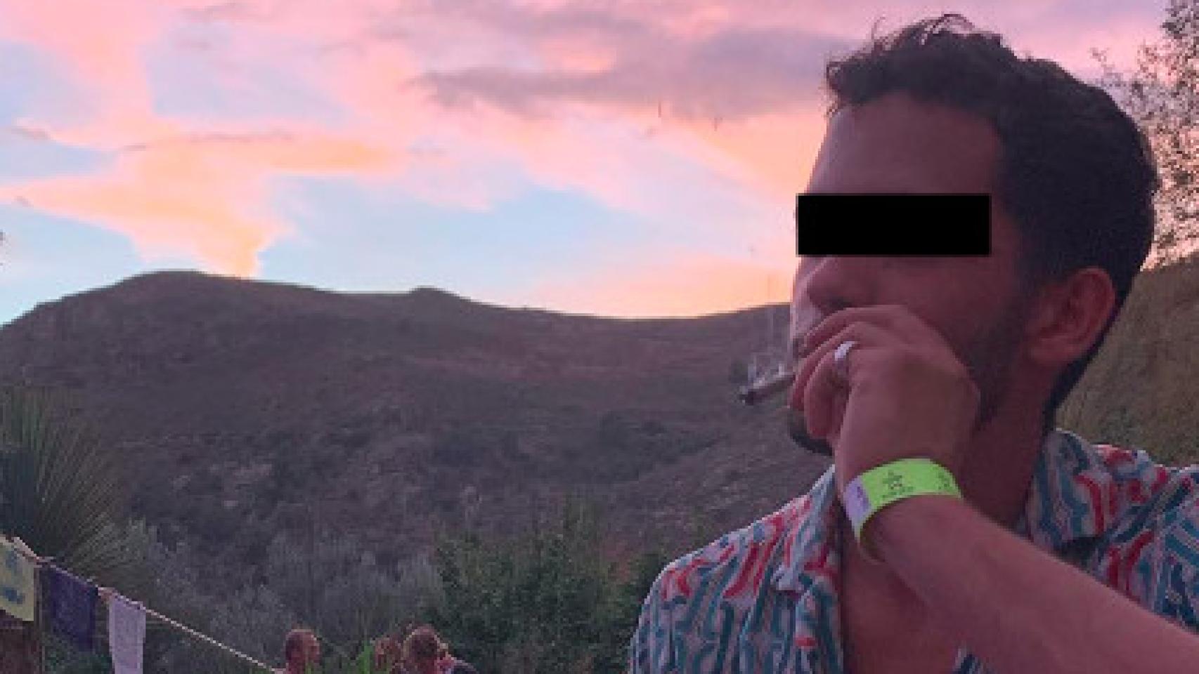 Naraya Gómez, el presunto inductor del crimen, en la Alpujarra granadina.