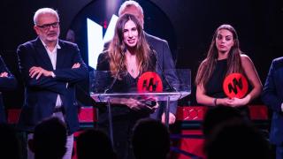 Mar León, periodista de Madrid Total, durante la entrega de premios de Madrid Noche 2023.