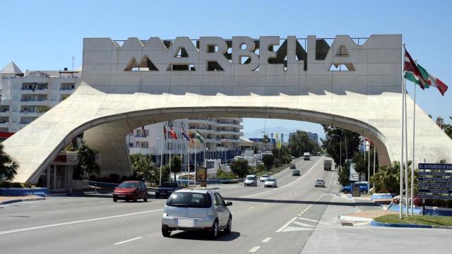 La entrada a Marbella.