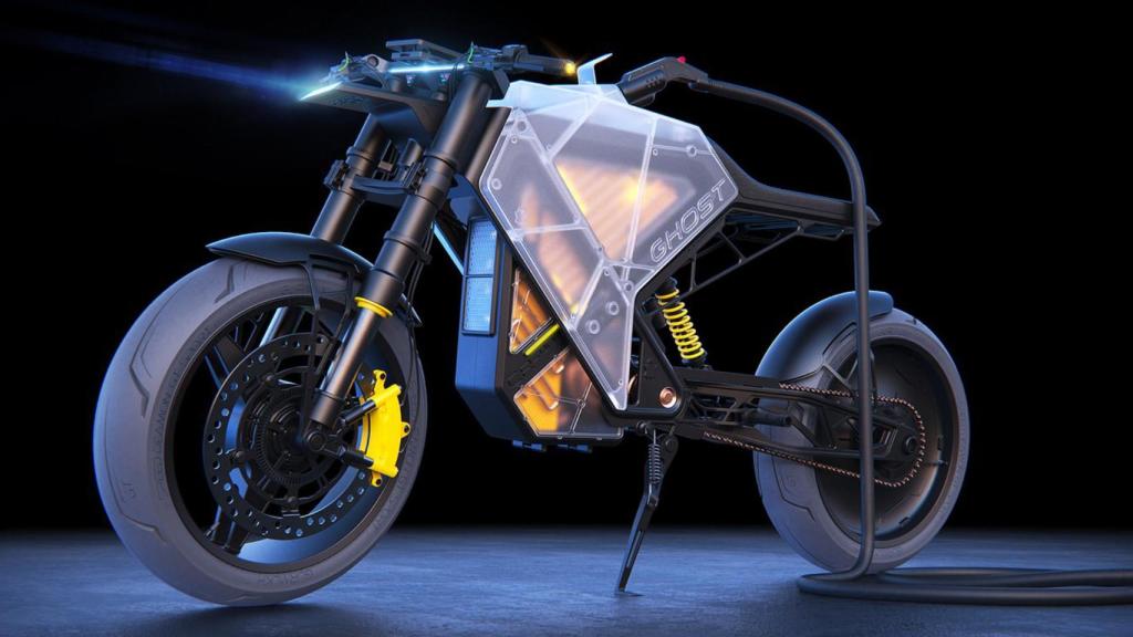 La moto eléctrica CR-Dos Ghost.